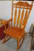 Press back Rocking Chair, 46" Tall