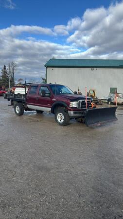 2005 FORD F250 DIESEL CREW CAB 4WD PICKUP