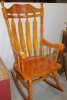 Press back Rocking Chair, 46" Tall - 2