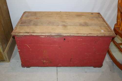 Pine Storage Box, As Found