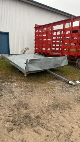 2 SLED OPEN SINGLE AXLE SNOWMOBILE TRAILER