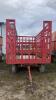 16FT X 8FT WOODEN THROWER WAGON - 2