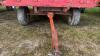 16FT X 8FT WOODEN THROWER WAGON - 12
