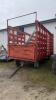 19FT X 7FT WOODEN THROWER WAGON - 3