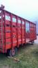 19FT X 7FT WOODEN THROWER WAGON - 7