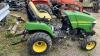 JOHN DEERE 2305 DIESEL 4WD COMPACT TRACTOR - 6