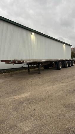 53FT 4-AXLE ALUMINUM FLAT DECK TRAILER