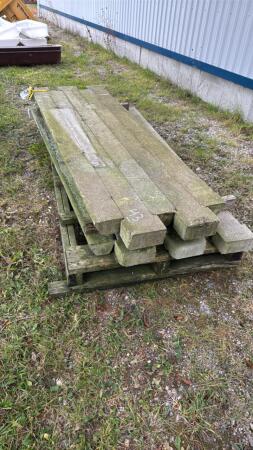 11 UNUSED CONCRETE REPLACEMENT HOG SLATS