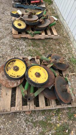 2 SKIDS OF JOHN DEERE PLANTER OPENERS