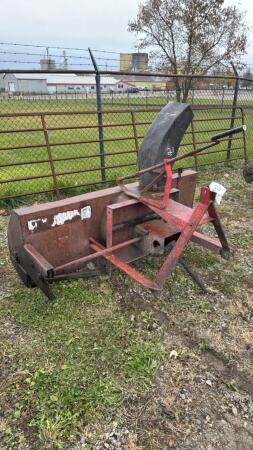 MCKEE 6.5FT SINGLE AUGER SNOWBLOWER