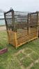 PAIR OF STEEL 80IN X 38IN X 32IN STACKING CRATES - 2