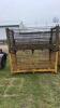 PAIR OF STEEL 80IN X 38IN X 32IN STACKING CRATES - 3