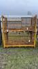 PAIR OF STEEL 80IN X 38IN X 32IN STACKING CRATES - 2
