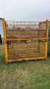 PAIR OF STEEL 80IN X 38IN X 32IN STACKING CRATES - 4