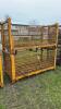 PAIR OF STEEL 80IN X 38IN X 32IN STACKING CRATES
