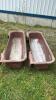PAIR OF POLY OVER THE RAIL FEEDERS