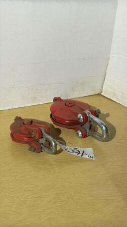 2 Winch Pulley Blocks