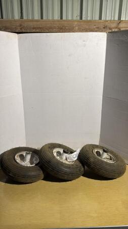 3 Tires on Rims
