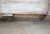 Wooden Feed Cart With Heavy Cast Wheels - 3