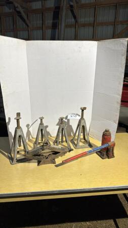 4 Light Duty Axle Stand, 2 Jacks