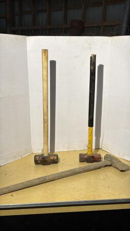 3 Sledge Hammers
