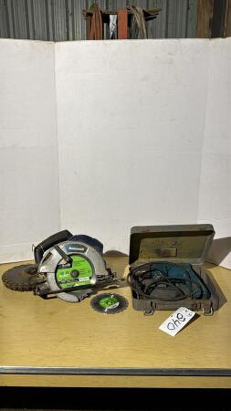 Mastercraft Skill Saw and Makita 3/8 Drill