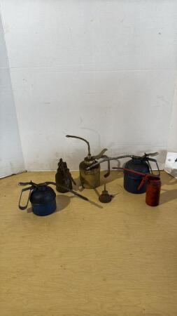 6 Oil Cans