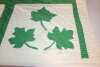 Quilt, Green Maple Leaves, Appliqued Hand Quilted - 3