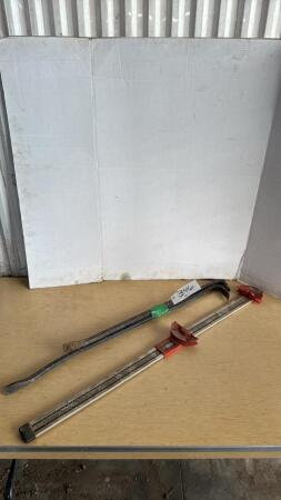 Belt Sizer and (2) Pry Bars