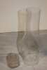 Oil Lamp, Chimney, Glass Ink Well - 3