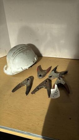 Cable Clamps and Hard Hat