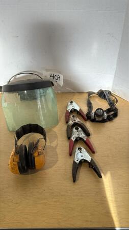 Cable Clamps, Head Lamp, Face Shield Etc