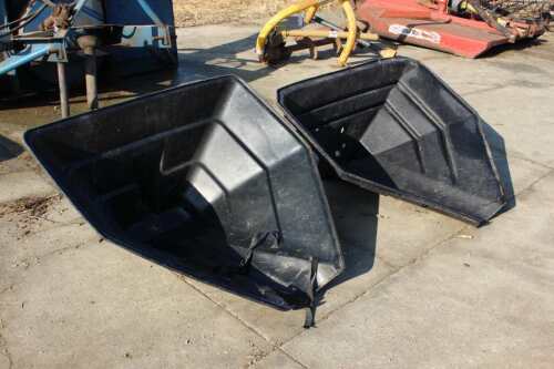 2 Poly Hoppers, Approx. 42" Wide