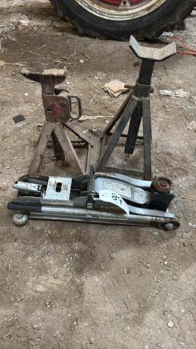 2.5T FLOOR JACK WITH PAIR OF AXLE STANDS