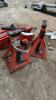 LIGHT FLOOR JACK AND PAIR OF AXLE STANDS - 2