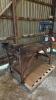 STEEL WELDING BENCH WITH DRILL PRESS AND VISE