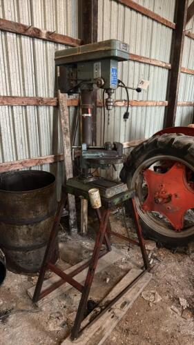 JET 12 SPEED DRILL PRESS ON STAND