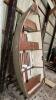 83IN x 48IN WOODEN ROW BOAT - 2