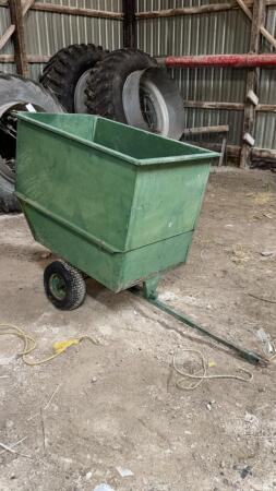 JOHN DEERE 50 GARDEN TRAILER WITH EXTENSIONS