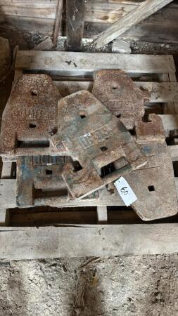 LOT OF 5 FORD SUITCASE WEIGHTS