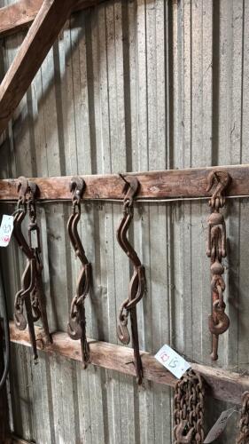 Lot of 5 chain binders