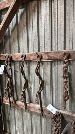 Lot of 5 chain binders