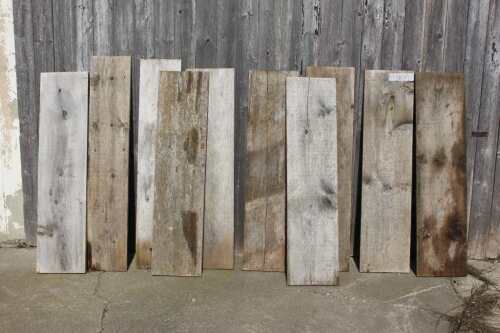 10 Weathered Pine Boards