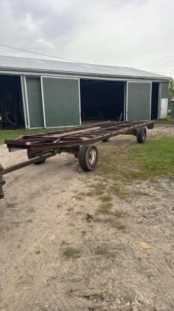 24FT x 8FT STEEL BALE WAGON