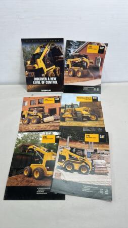 (5) CAT SKID STEER BROCHURES