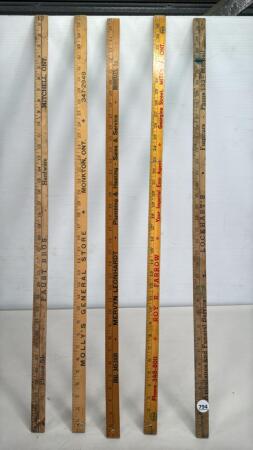 (5) MITCHELL & AREA YARDSTICKS - SEE PHOTOS