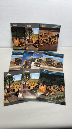 (10) CASE SKID STEER BROCHURES