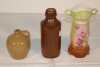 Bottle Signed Hammond and Small Jug and Vase