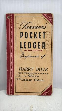 JOHN DEERE POCKET LEDGER