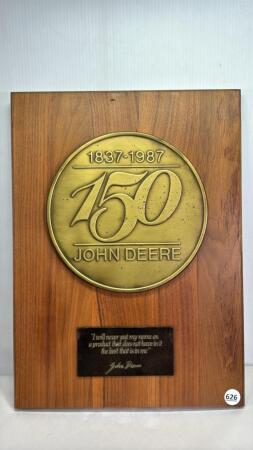 JOHN DEERE PLAQUE
